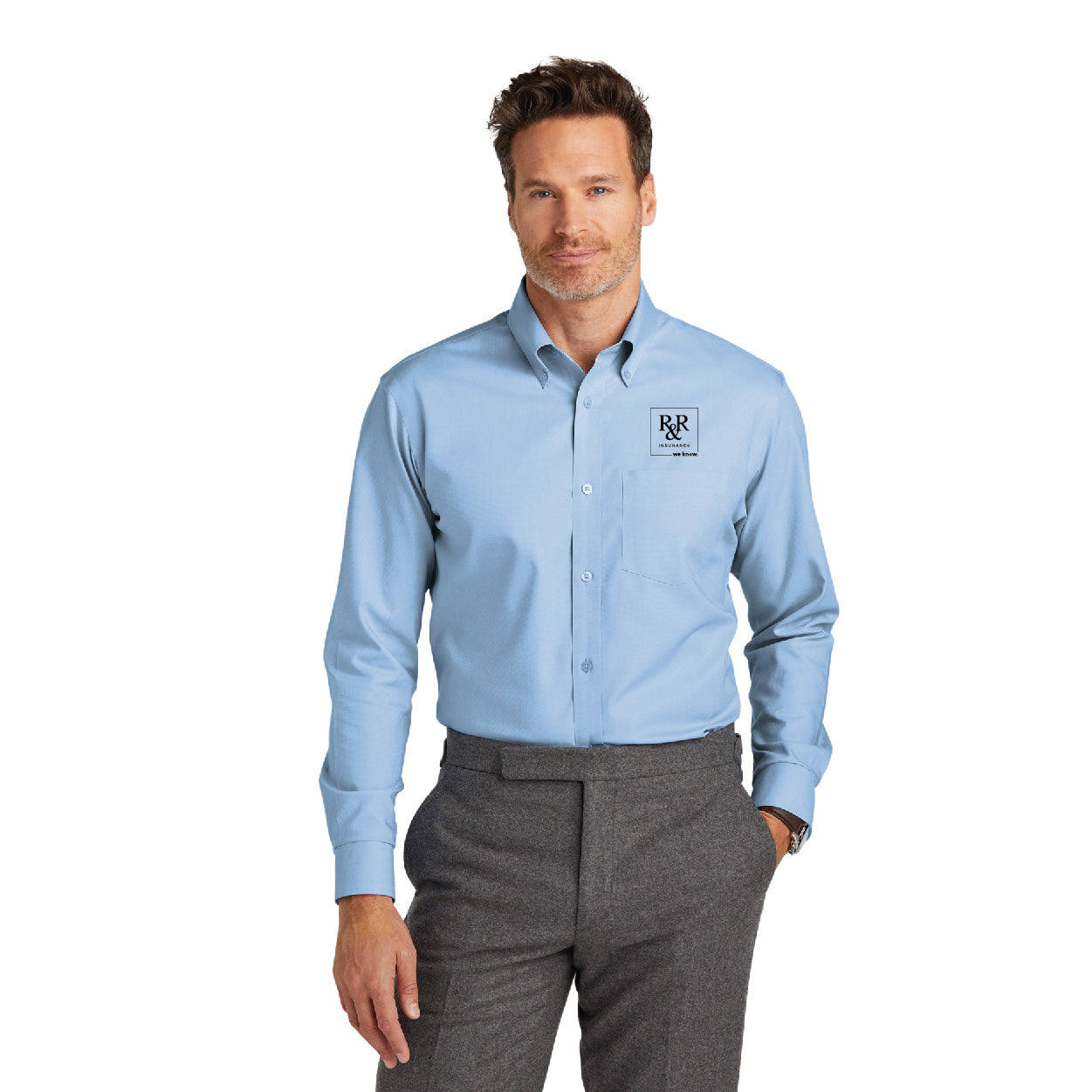 Brooks Brothers Wrinkle-Free Stretch Nailhead Shirt