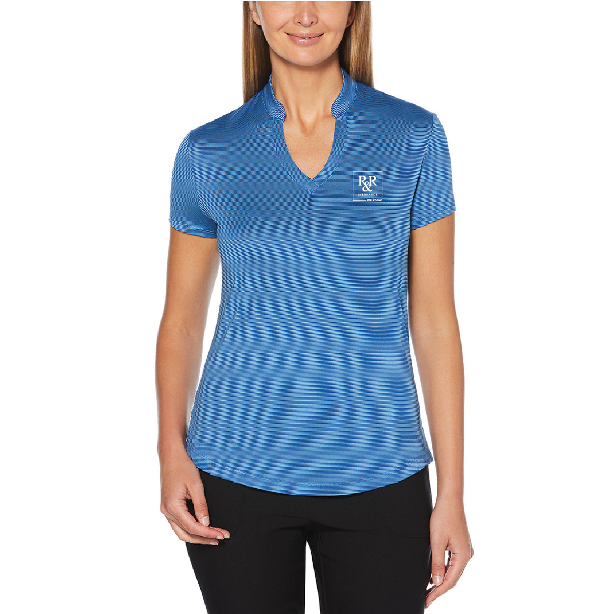 Callaway Ladies Fine Line Stripe Polo